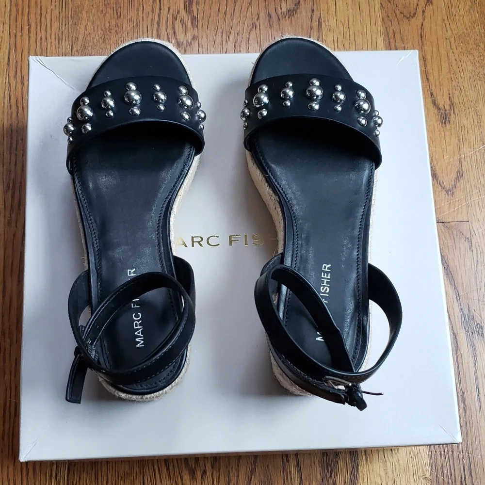 NIB Marc Fisher Joyce Espadrille Platform Sandal Women's Size 7
